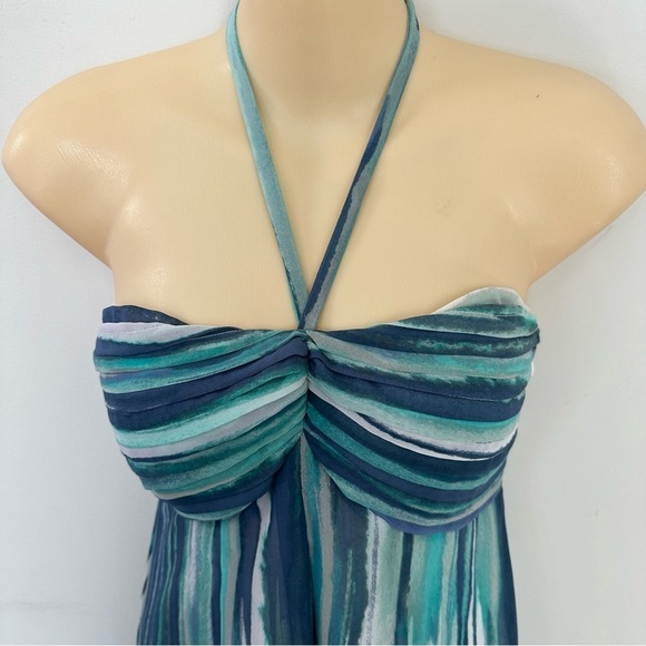 LC Lauren Conrad Teal and Navy Maxi Dress - Picture 4 of 8